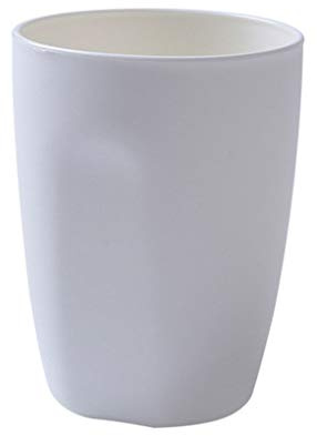 rongweiwang 400ml Simple Design Bathroom Rinsing Wash Tooth Mug Plastic Rinsing cup Mouthwash Tumbler Toothbrush Holder Cup Water Bottle