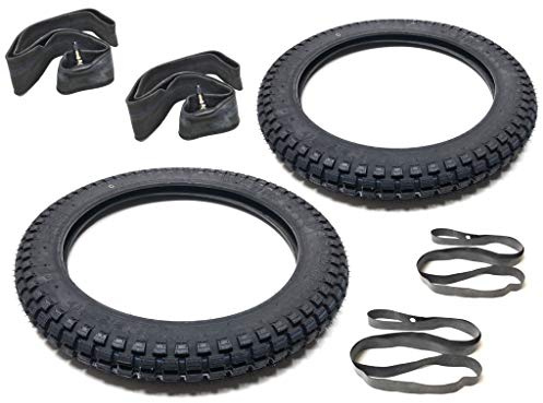 Streetparts24 Reifen Komplett Satz 2.75-17 2 3/4x17 Zoll passend für Yamaha FS1, Zündapp C KS GTS CS Combinette 25 50 80