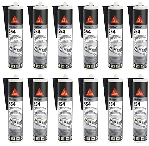 Sikaflex 554 Caravan schwarz 300ml STP-Klebstoff Industrie