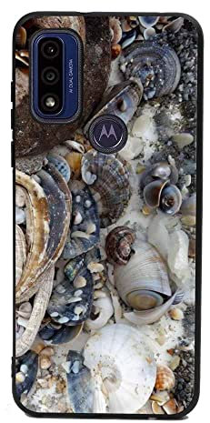 HIPPIL Sea-Shells-20 - Funda de teléfono para Motorola Moto G Pure para mujeres y hombres, estilo de silicona suave a prueba de golpes, funda Sea-Shells-20 para Motorola Moto G Pure