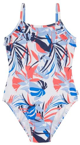 Pepe Jeans Mädchen-Badeanzug Leaf Frill, Rot (Rot), 14 Jahre