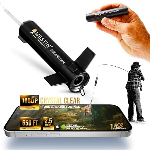 Westin Escape Cam Unterwasserkamera, Schwarz, Einheitsgröße