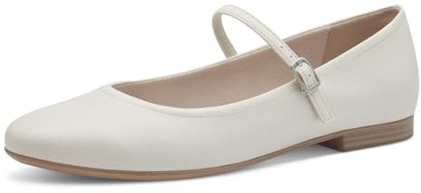 Tamaris Ballerina Damen Vegan Elegant weiß,EU 38