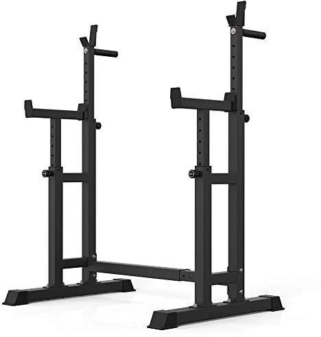 Power Rack Stand Weight Lifting, Squat Rack for Barbell Training Dumbbell Rack for Effective Muscle Training Multi-Function Home Gym Fitness Stan