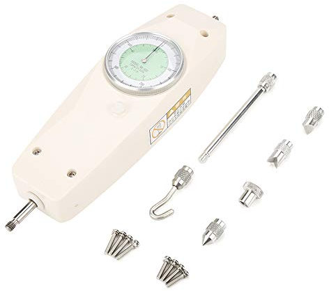 RockVOQRN Analog Dynamometer Tester Push Pull Force Gauge Meter Hand Hold 500N Capacity Convenient Operation Applicable for Various Industries