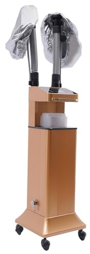 220 V, 50 Hz, 650 W, multifunzione capello, nano-vapore, macchina ad ultrasuoni – oro, per permanenti a bassa temperatura, tintura con vapore e cura dei capelli