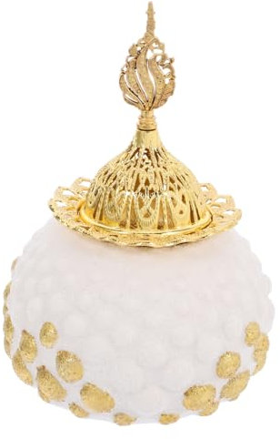 SAFIGLE Retro Räucherstäbchenhalter Kleiner Räuchergefäß Handgefertigter Weihrauch Räucherstäbchenhalter Geformter Stil Räuchergefäß Brenner Diffusoren Für Zuhause Desktop