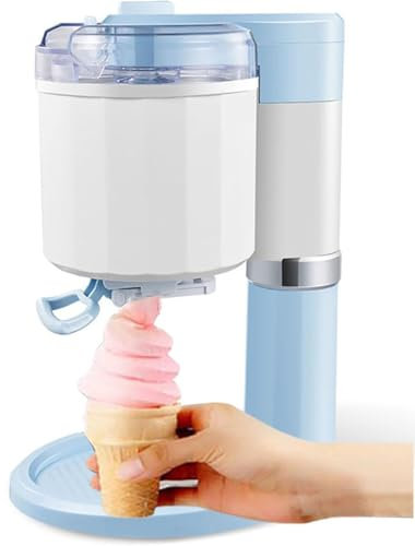 Soft Serve Ice Cream Maker Machine for Homemade Gelato, Sorbet & Yoghurt, No Pre-Freeze Required, Easy to Use