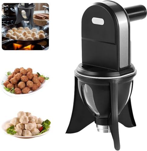 Ysislybin Macchina Automatica per Polpette, Dispositivo Automatico per la Creazione di Polpette, Macchina per Dolci Sferici, Formatrice Automatica per Polpette e Sfere di Pesce, Utensili da Cucina