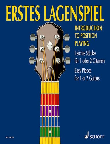 Introduction to Position Playing: Easy Pieces with Open Bass Strings. 1-2 guitars.