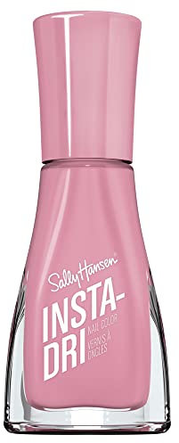 Sally Hansen Insta-Dri Nail Polish, Pink Blink, 60 Seconds Quick Drying, Long Lasting, Streak Free, Shiny Finish, 3-in-1 Formula, Built in Base and Top Coat, 9.17ml