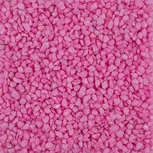 DEKOMARKET Granulado decorativo granulado 2-3 mm, piedras decorativas pequeñas, 0,5 kg (rosa)
