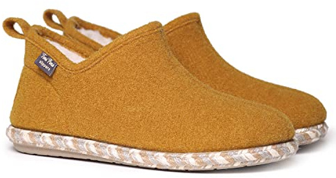 TONI PONS Zapatilla de casa para mujer en fieltro - DUNA-FP - Ocre, 37 EU