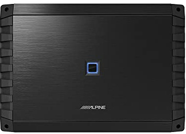 Alpine S2-A55V S-Series Class-D 5-Channel Amplifier, Hi-Res Certified, 40W x 4 + 200W x 1 @ 4 Ω, 60W x 4 + 300W x 1 @ 2 Ω