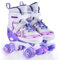 TOMSHOO Rollschuhe für Mädchen, Inlineskates für Kinder, Mädchen, mit leuchtenden LED-Leuchten, Inlineskates für Kinder, verstellbare Größe, für Anfänger, Kinder, Geschenk