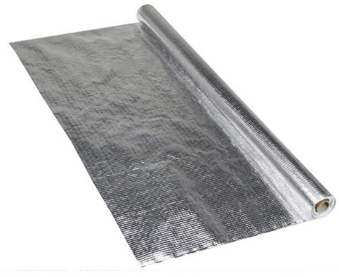 doitBau dejett ALU Dampfsperrbahn 1,5m x 50m Profi PE Aluminium Dampfsperrfolie, Glasfaserverstärkt, reißfest, wärmeisolierend