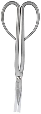 Bonsai Scissor Flower Stainless Steel Styling Separating Seedlings Leaf Sprout Orchid Leaf Bud Cut Tools Pruning 8.3 Inch Garden Bonsai Shearing Pruning Shears Bonsai Cutters