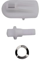 Meter Box Latch Kit – Plastic Lock and Triangle Key Slot Latch with Metal Washer for Gas, Electric, Utility, Cabinet, Water Meter Boxes – DIY Repair, UK Standard