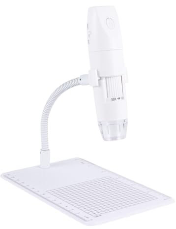 jojofuny 1000veces Microscopio Digital USB Portátil Aumento Compatible Teléfono Móvil Joyería Hogar y Tienda