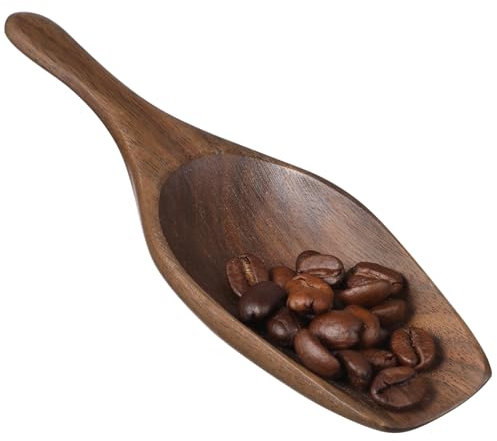 Cabilock Pala De Madera Para Cuchara Práctica Para Café Útil Pala Para Polvos De Restaurante Para Uso Cocina De Madera Incluida