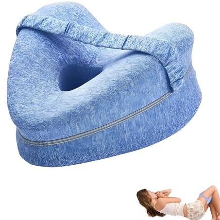 louuuou Knee Pillow for Sleeping on Side, Leg Pillows for Sleeping on Side, Alignment Pillow Leg Positioner Pillows Durable, Sides Lying lLegs Pain and Legs Support use
