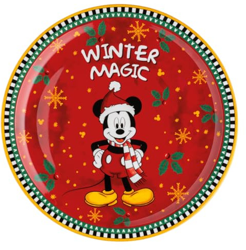 Egan Piatto panettone Winter Magic Minnie Mouse d 31
