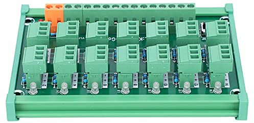 Klemmenblock 14 - Kanal 3 - Draht Terminal Block, DIN - Schienen Montage, NPN PNP Signalsteuerung - Kompakte Bauweise, Klare Beschriftung, Einfache Installation
