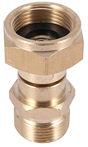 Rastapulz Drehgelenk für Hochdruckreiniger, Knickfreie Pistole ein Schlauchanschluss, Metrische Verdrehsicherung M22, 14 Mm Anschluss, 3000 Psi