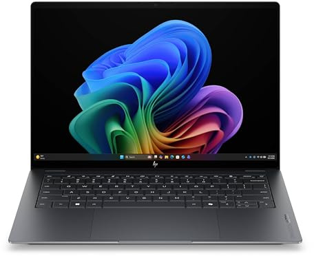 HP OmniBook Ultra AI PC 14-kd0003slx, Convertibile, Copilot+ PC, Intel Core Ultra 7 356H, 16 GB RAM, 1 TB, Display 14 Touch 3K OLED VRR 120Hz 500 nits, Notebook, Windows 11, Laptop, Grigio