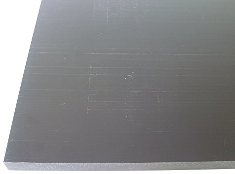 B&T Metall Plaques en PVC rigide noires de 10,0 mm d'épaisseur à la découpe - Dimensions : 300 x 500 mm