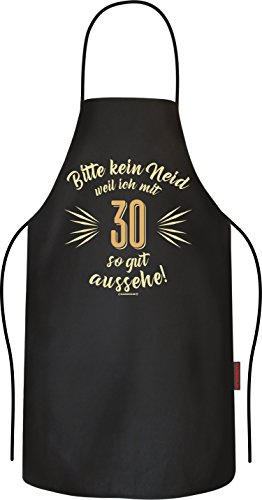 RAHMENLOS Das Geschenk zum 30. Geburtstag: Bitte kein Neid Weil ich mit 30 so gut aussehe! Original BBQ Grillschürze: 1533