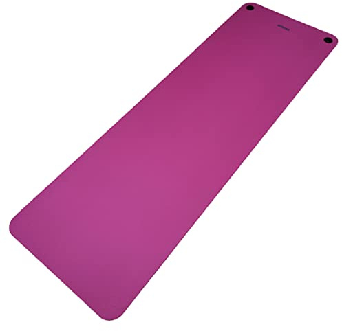 AMAYA SPORT Colchoneta Caucho, Colchoneta Antideslizante Cómoda, Colchoneta para Entrenar en Casa o Gimnasio, Colchoneta Pilates o Yoga (140 x 58 x 1, Fucsia)