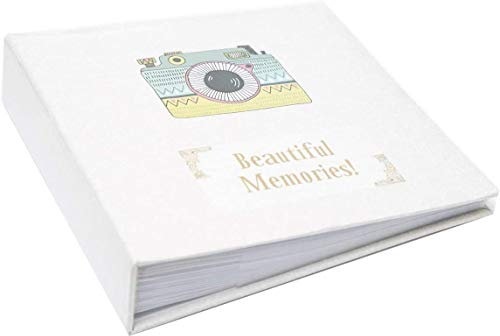 Raxter Photo Album 500 Pockets 6x4 Photos, Extra Large Size Slip in Wedding Family Photo Albums that Holds 500 6x4 / 10x15cm Photos Pictures Silver