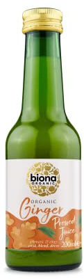 BIONA Organic Ginger Pressed Juice, 200 ML