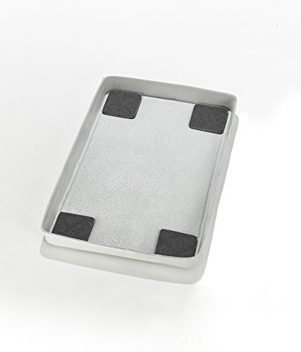 Mottez B511V Tapis de rétention d'eau et antivibration pour Machine à Laver à Chargement supérieur, Gris