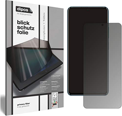 dipos I Protección de la Vista Compatible con Poco F3 Protector de Pantalla Privacy