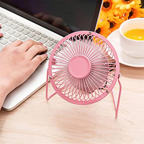 Naliovker UKKD Petit Ventilateur Couleur Strong Wind Mini Ventilateur De Ventilateur USB Ventilateur De Bureau Silencieux Ordinateur Portable Pc Calme