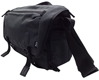 Trigo Vordertasche für Brompton-Kamera/Elektrobatterie/MacBook 13,3 Zoll Tasche, Schwarz