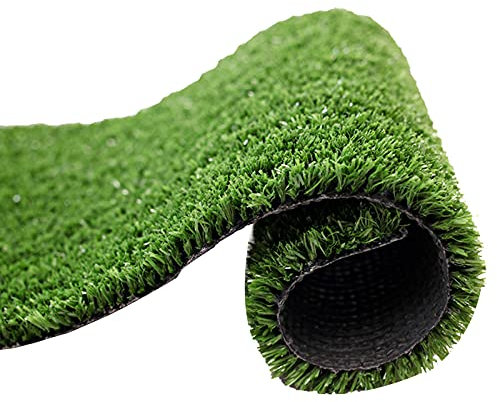 Césped sintético para Exteriores de 30 mm, césped Artificial de Alta Densidad, jardín de Infantes, Gimnasio con Orificio de Drenaje (2 × 4,5 m)