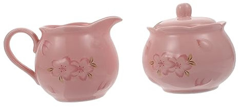 VINTORKY 1ensemble Pot à Lait Avec Couvercle De Pot à Lait Et Sucrier Et Desserts Design Élégant Et Pratique Pour Fêtes Et Collections Personnelles