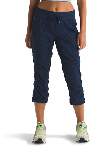 The North Face Women's Aphrodite 2.0 Capri - Moisture Wicking, Water Repellent Finish, UPF 40+ Protection, Summit Navy-NPF, Medium