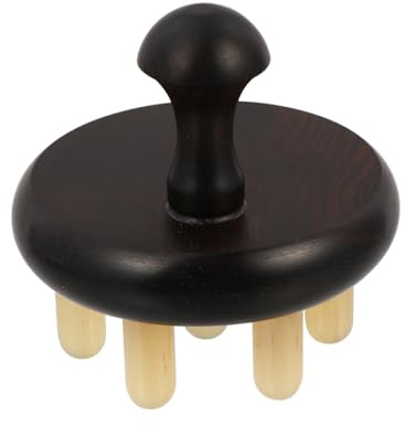 ORFOFE 1Stk Massagegerät kopfmassager hand massager massage geräte für den rücken electric massagers bodybrush Massagekamm handliche Haarreinigungsbürste Massagebürste Lila Sandelholz