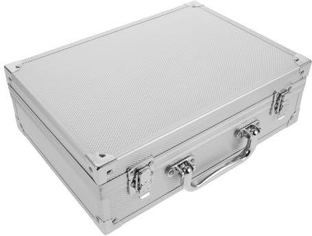 IMIKEYA Tragbarer Werkzeugkasten Aus Aluminiumlegierung Werkzeugaufbewahrungsbox Handwerkzeugkasten Kompakter Werkzeugkasten Mit Kleinem Fassungsvermögen Mehrzweck-werkzeugkoffer Für Außen