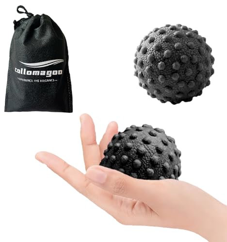 Massage Ball Set of 2 - Trigger Point,Plantar Fasciitis, Deep Tissue, Muscle Relief, Yoga, Pilates, Physio, Rehab - Relieve Stress and Relax Tight Muscle