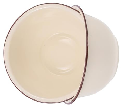 ELAYARD 2pezzi Ciotole Smaltate Retro Eleganti Ciotole Multiuso Ceramica Per Zuppa Insalate e Frutta Design Vintage Senza Coperchio Per Cucina e Casa