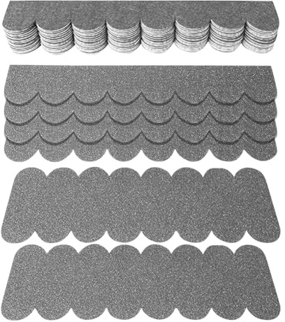 Kit de mini bardeaux de toit autocollant pour nichoir à oiseaux, mini bardeaux de toit imperméables (gris), bande de bitume pour nichoirs, clapiers et hôtels à insectes (couverture de toit pour abri