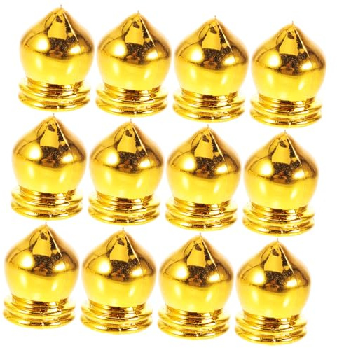 TOYANDONA 20pcs Flag Pole Accessories Plastic Finial End Caps for Pennants Pole for Pennants