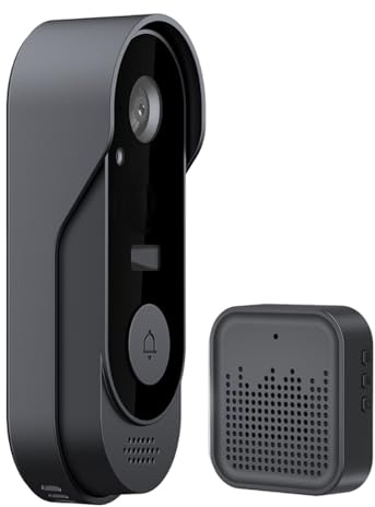 Videocitofono | Campanello Wireless Sicurezza con Rilevamento di Movimento | Dialogo Bidirezionale con Sensore di Movimento per Interni ed Esterni Avvisi Visitatori Lavoro da Remoto