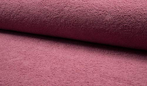 Fabrics de City Color Rosa Tejido De Rizo Walk Rizo difícil 2seitig policíclicos, 4542