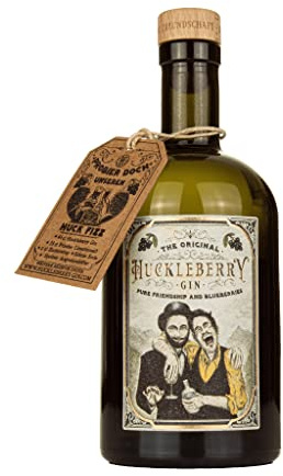Huckleberry Gin | 44% | aus frischen Heidelbeeren destilliert | Pure Friendship and Blueberries | 500 ml
